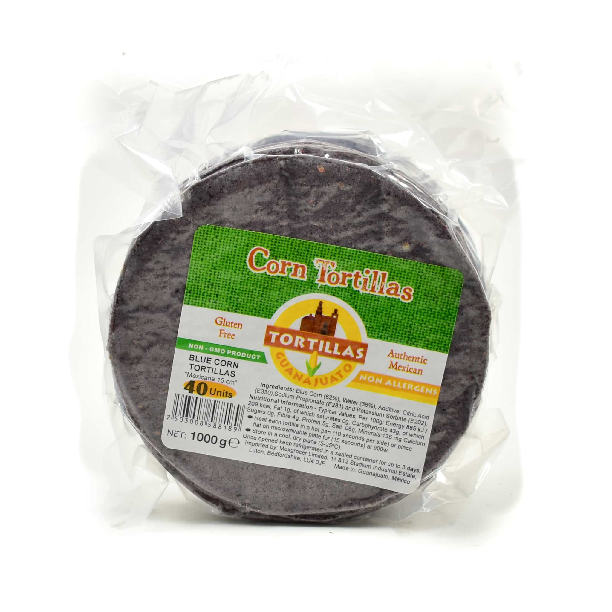 Guanajuato Blue Corn Tortilla 10cm Mexican food
